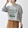 《予約》【SHIPS any別注】THE KNiTS:〈洗濯機可能〉ロゴ プリント スウェット