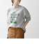 《予約》【SHIPS any別注】THE KNiTS:〈洗濯機可能〉ロゴ プリント スウェット