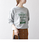 《予約》【SHIPS any別注】THE KNiTS:〈洗濯機可能〉ロゴ プリント スウェット