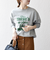 《予約》【SHIPS any別注】THE KNiTS:〈洗濯機可能〉ロゴ プリント スウェット