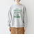 《予約》【SHIPS any別注】THE KNiTS:〈洗濯機可能〉ロゴ プリント スウェット