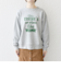 《予約》【SHIPS any別注】THE KNiTS:〈洗濯機可能〉ロゴ プリント スウェット