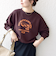 《予約》【SHIPS any別注】THE KNiTS:〈洗濯機可能〉ロゴ プリント スウェット