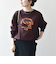 《予約》【SHIPS any別注】THE KNiTS:〈洗濯機可能〉ロゴ プリント スウェット