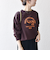 《予約》【SHIPS any別注】THE KNiTS:〈洗濯機可能〉ロゴ プリント スウェット