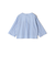 SHIPS Primary Navy Label:SOMELOS ストライプ フリル ブラウス