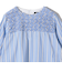 SHIPS Primary Navy Label:SOMELOS ストライプ フリル ブラウス