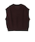 SHIPS Primary Navy Label:〈手洗い可能〉メッシュ ライン ニット ベスト