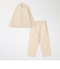 SHIPS any: Cone Denim フリーサイズ キャンバス デニム イージーパンツ◇