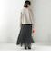 《予約》〈手洗い可能〉ミックス ヤーン ニット ジャケット
