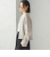 《予約》〈手洗い可能〉ミックス ヤーン ニット ジャケット
