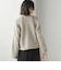 《予約》〈手洗い可能〉ミックス ヤーン ニット ジャケット