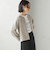 《予約》〈手洗い可能〉ミックス ヤーン ニット ジャケット