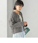 《予約》〈手洗い可能〉ミックス ヤーン ニット ジャケット