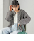 《予約》〈手洗い可能〉ミックス ヤーン ニット ジャケット