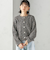 《予約》〈手洗い可能〉ミックス ヤーン ニット ジャケット