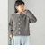 《予約》〈手洗い可能〉ミックス ヤーン ニット ジャケット