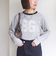 【WEB限定】〈洗濯機可能〉レース ナンバリング リンガー TEE