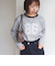 【WEB限定】〈洗濯機可能〉レース ナンバリング リンガー TEE