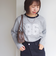 【WEB限定】〈洗濯機可能〉レース ナンバリング リンガー TEE