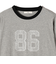 【WEB限定】〈洗濯機可能〉レース ナンバリング リンガー TEE