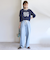 【WEB限定】〈洗濯機可能〉レース ナンバリング リンガー TEE