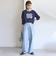 【WEB限定】〈洗濯機可能〉レース ナンバリング リンガー TEE
