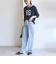 【WEB限定】〈洗濯機可能〉レース ナンバリング リンガー TEE