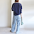 【WEB限定】〈洗濯機可能〉レース ナンバリング リンガー TEE