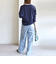 【WEB限定】〈洗濯機可能〉レース ナンバリング リンガー TEE