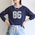 【WEB限定】〈洗濯機可能〉レース ナンバリング リンガー TEE