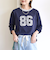 【WEB限定】〈洗濯機可能〉レース ナンバリング リンガー TEE