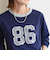 【WEB限定】〈洗濯機可能〉レース ナンバリング リンガー TEE