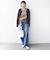 《予約》【WEB限定】〈手洗い可能〉レイヤード 2WAY 配色 カーディガン