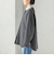 セミ 梳毛 配色 リバーシブル ノーカラー ショート コート