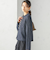 《予約》〈手洗い可能〉ストレッチ ツイード パール ボタン ジャケット