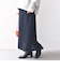 プリーツ ミディ ウエスト ゴム スカート