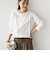 ワイド クルーネック コットン ロング スリーブ TEE