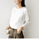 ワイド クルーネック コットン ロング スリーブ TEE