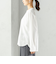 ワイド クルーネック コットン ロング スリーブ TEE