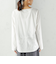 ワイド クルーネック コットン ロング スリーブ TEE