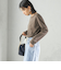 ワイド クルーネック コットン ロング スリーブ TEE