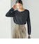 ワイド クルーネック コットン ロング スリーブ TEE
