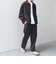 SHIPS any:〈洗濯機可能〉SOLOTEX(R) コーデュロイ セミワイド イージーパンツ(セットアップ対応)◆