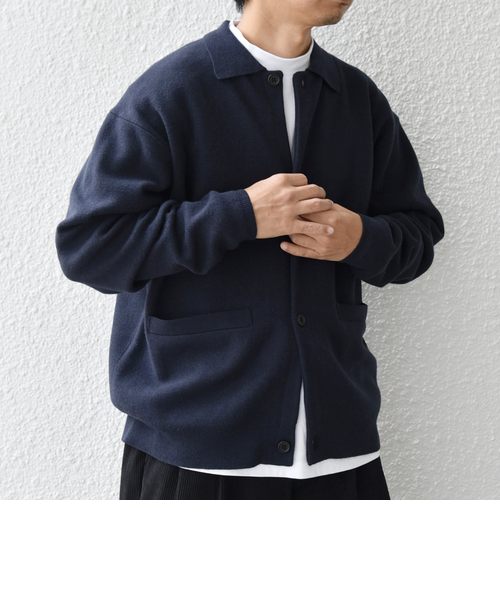 SHIPS any:〈手洗い可能〉ハイゲージ ミラノリブ ブラッシュド ニット