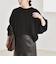 《予約》quaranciel:〈手洗い可能〉AQUA カシミヤ ミックス ドルマン ニット 25AW