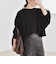 《予約》quaranciel:〈手洗い可能〉AQUA カシミヤ ミックス ドルマン ニット 25AW