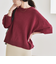 《予約》quaranciel:〈手洗い可能〉AQUA カシミヤ ミックス ドルマン ニット 25AW