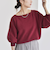 quaranciel:〈手洗い可能〉AQUA カシミヤ ミックス ボートネック ロングリブ ニット