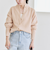 《予約》quaranciel:〈手洗い可能〉AQUA カシミヤ ミックス 2way ハイネック ニット カーディガン